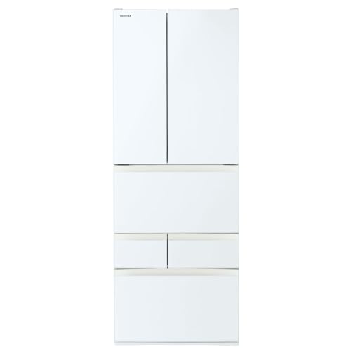 TOSHIBA(東芝) 冷蔵庫 幅68.5㎝ 551L フレンチドア GR-W550FH(EW) グランホワイト 野菜室がまんなか